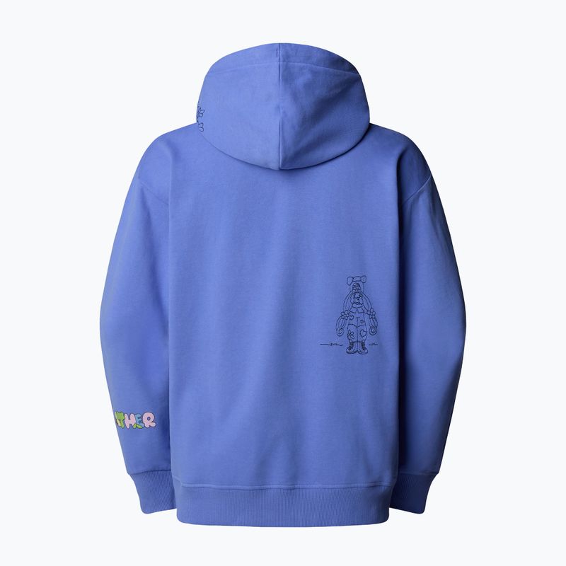 The North Face Mountain Cleanup Over Hoodie virtuálna modrá 2