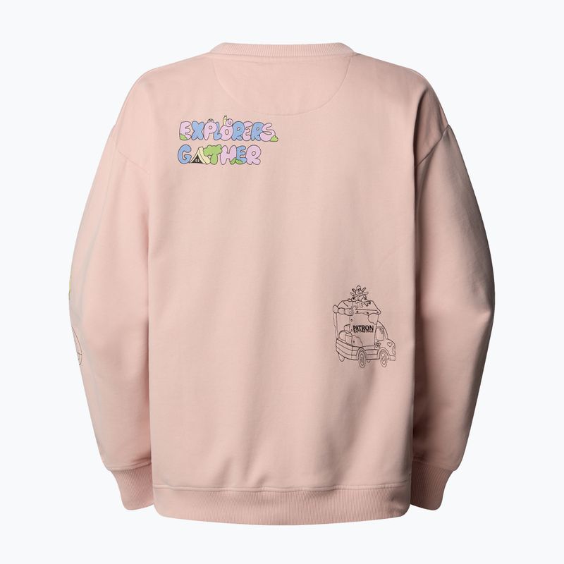 Mikina The North Face Mountain Cleanup Over pink moss 2