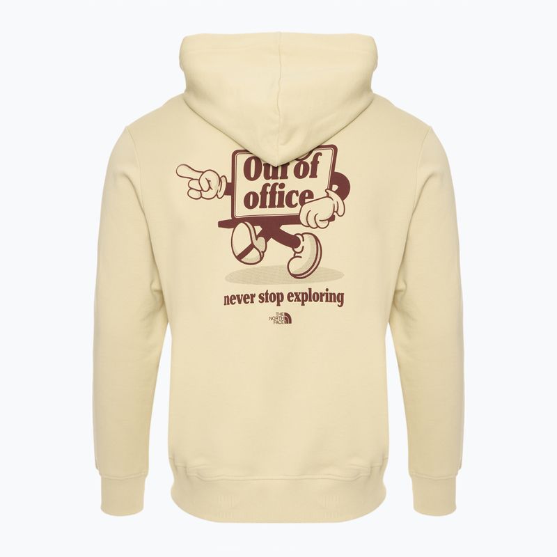 Mikina The North Face Cartoon Logo Relaxed Hoodie gravel 2