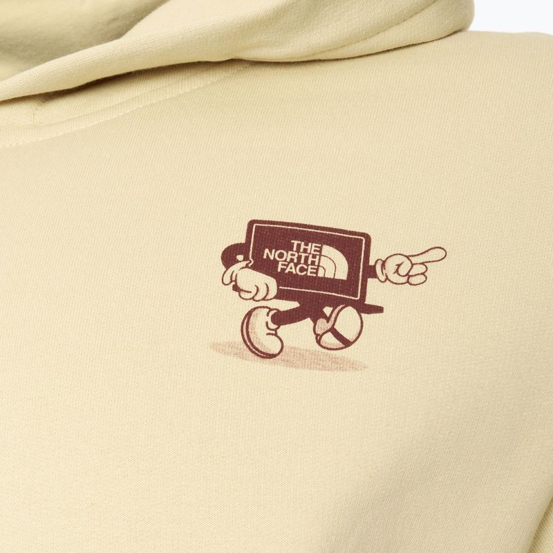 Mikina The North Face Cartoon Logo Relaxed Hoodie gravel 3