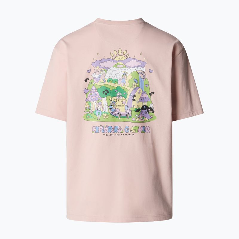 Pánske tričko The North Face Reflective Box Nse Tee pink moss 5