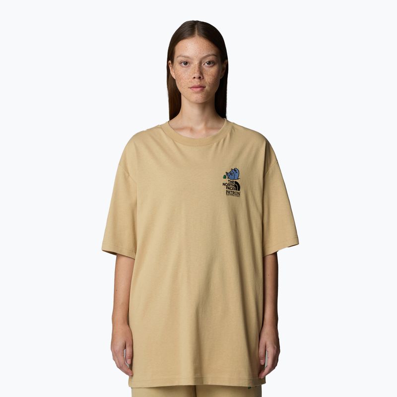 Pánske tričko The North Face Reflective Box Nse Tee khaki stone