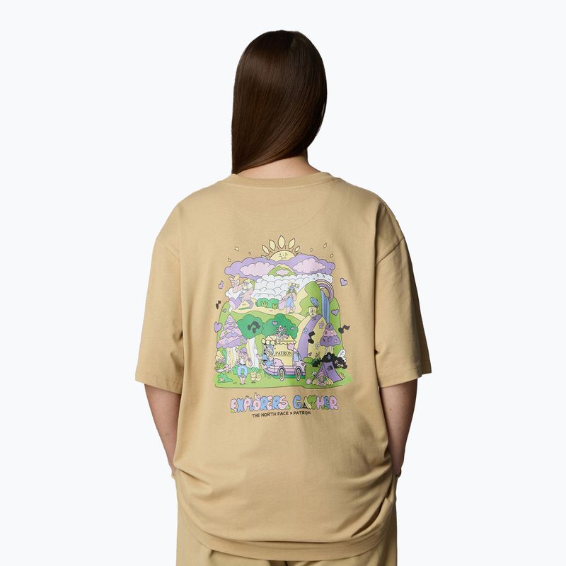 Pánske tričko The North Face Reflective Box Nse Tee khaki stone 3