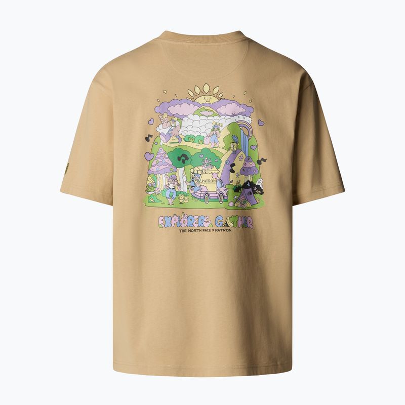 Pánske tričko The North Face Reflective Box Nse Tee khaki stone 5