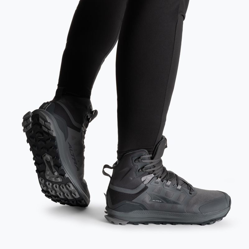 Pánske topánky Altra Lone Peak 9 Waterproof Mid black/gray 2