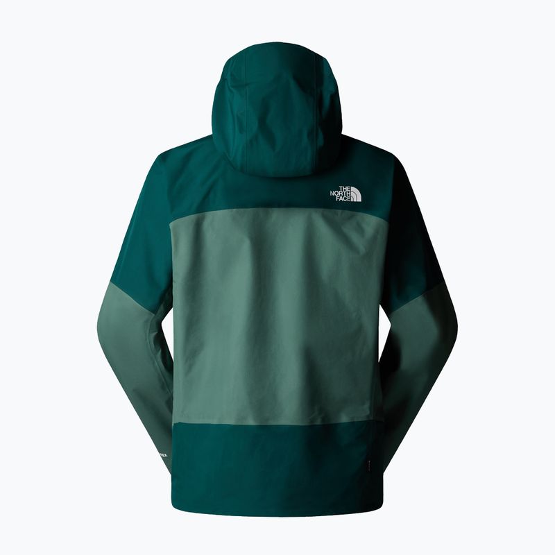 Pánska bunda do dažďa The North Face Jazzi 3L Gtx duck green/deep nori 6