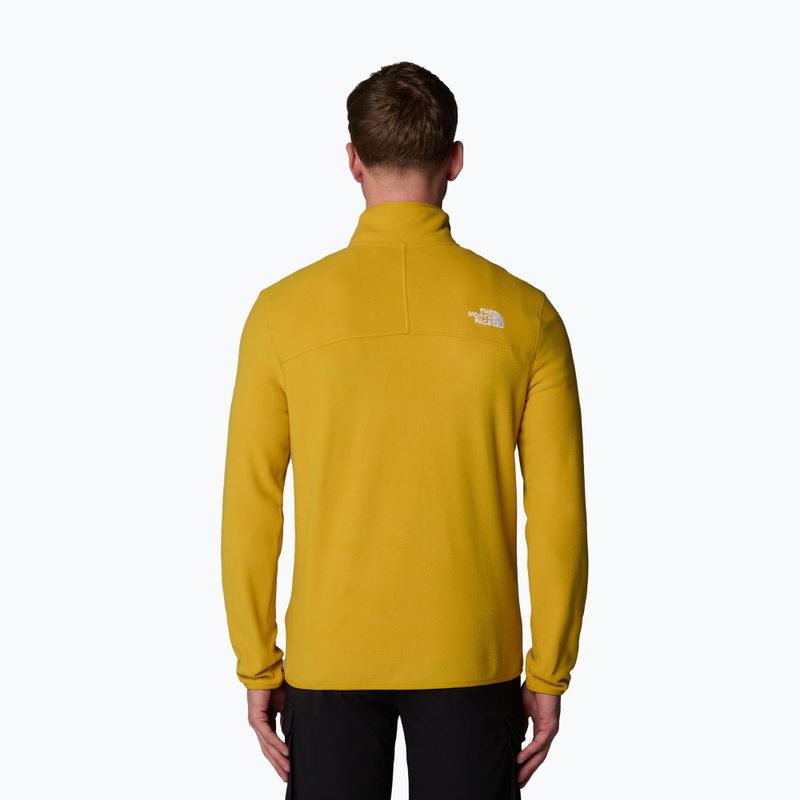 Pánska mikina The North Face 100 Glacier 1/4 Zip turmeric 3