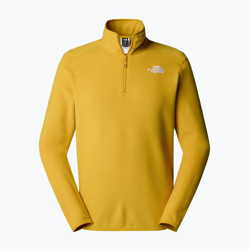 Pánska mikina The North Face 100 Glacier 1/4 Zip turmeric 4