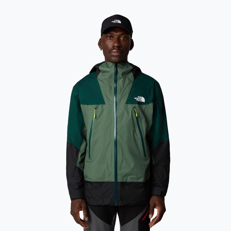 Pánska bunda do dažďa The North Face Signal 2.5L Dryvent duck green/deep nori/tnf black