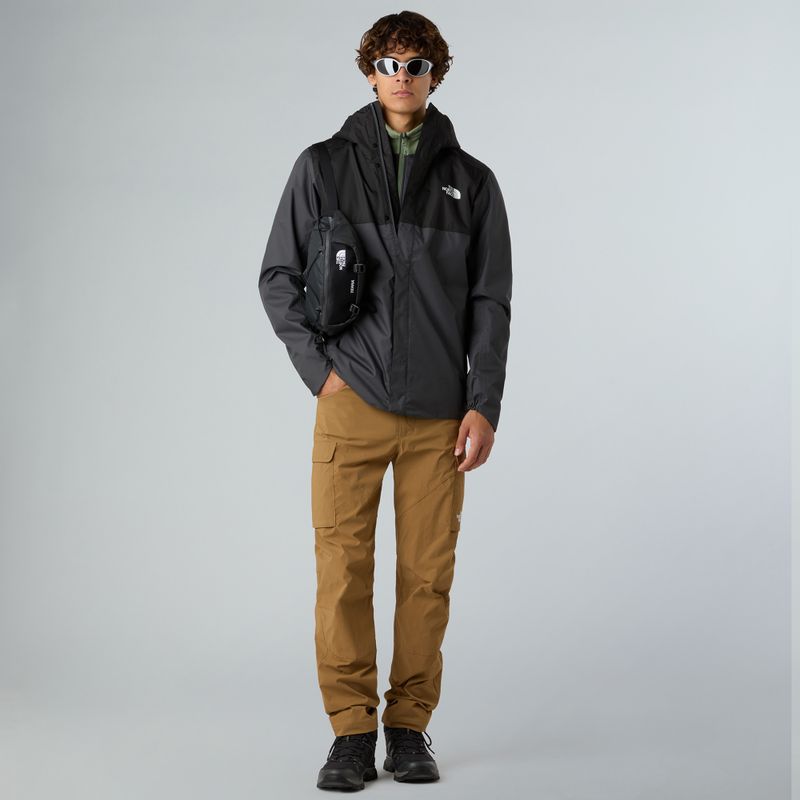 Muška kišna jakna The North Face Quest Zip-In asfaltno siva/crna 2