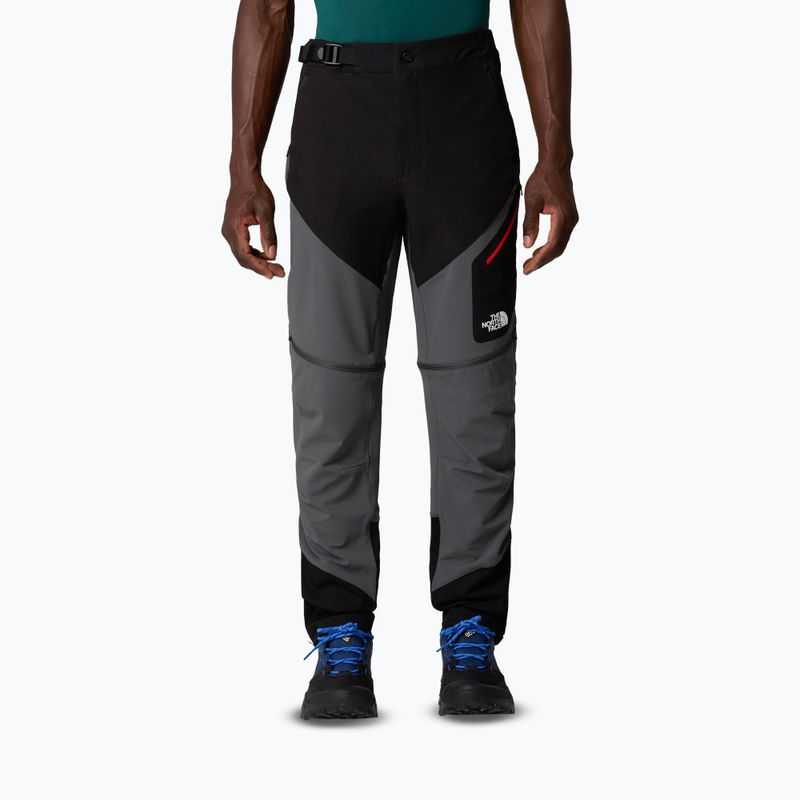 Pánske trekingové nohavice The North Face Stolemberg Convertible Slim Tapered anthracite grey/tnf black