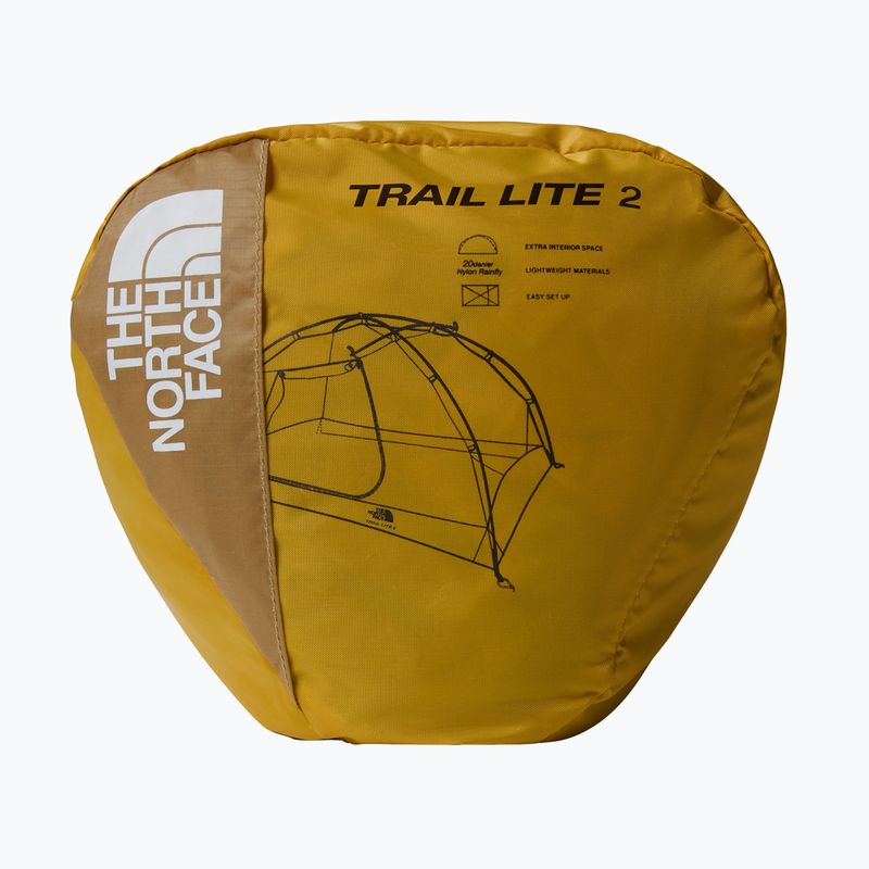 Trekingový stan pre 2 osoby The North Face Trail Lite khaki stone/ arrowwood yellow 14