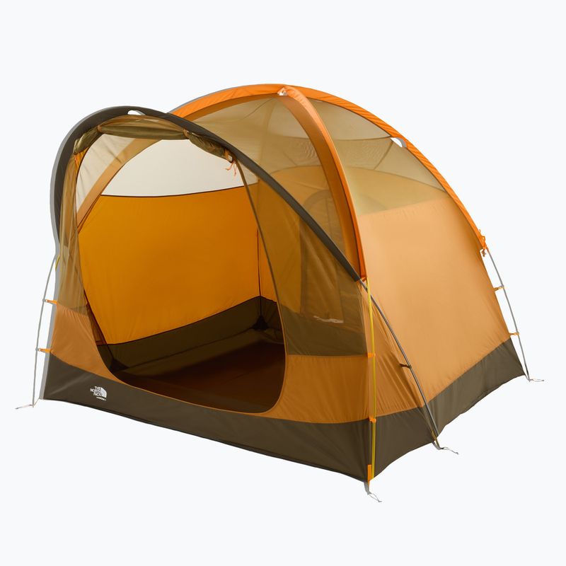 Kempingový stan pre 4 osoby The North Face Wawona 4P light exuberance orange/ timber tan/ new taupe green 4