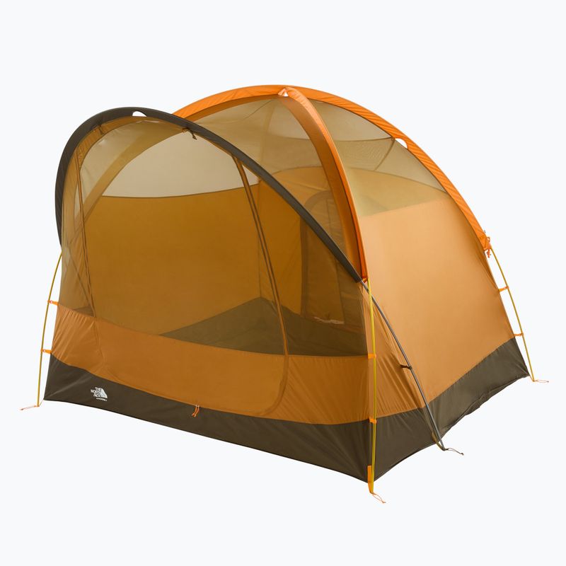 Kempingový stan pre 4 osoby The North Face Wawona 4P light exuberance orange/ timber tan/ new taupe green 5