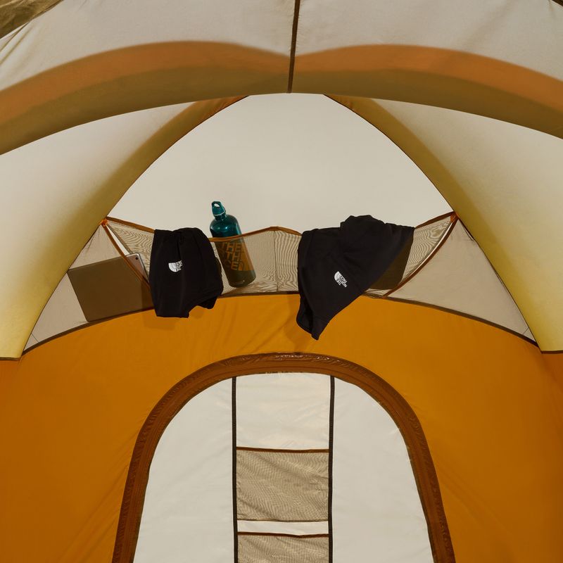 Kempingový stan pre 4 osoby The North Face Wawona 4P light exuberance orange/ timber tan/ new taupe green 12
