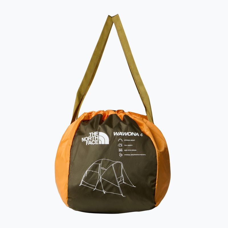 Kempingový stan pre 4 osoby The North Face Wawona 4P light exuberance orange/ timber tan/ new taupe green 13