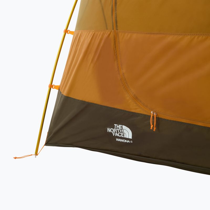 Kempingový stan pre 6 osôb The North Face Wawona 6P light exuberance orange/ timber tan/ 8