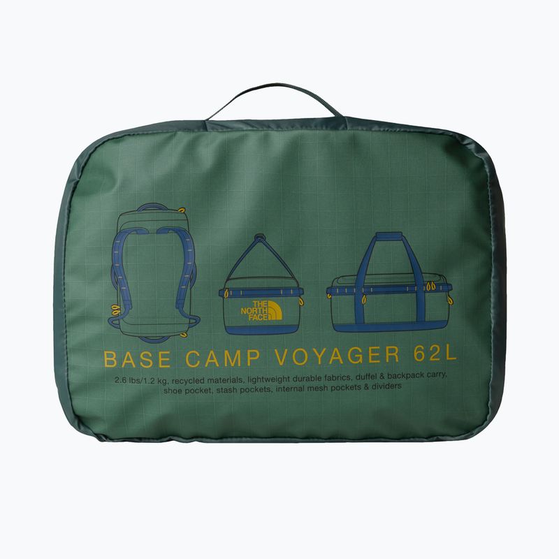 Cestovná taška The North Face Base Camp Voyager Duffel 62 l duck green/shady blue 4