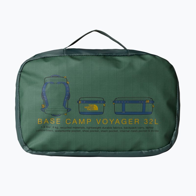 Cestovná taška The North Face Base Camp Voyager Duffel 32 l duck green/shady blue 4