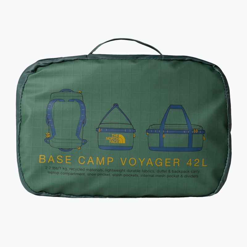 Cestovná taška The North Face Base Camp Voyager Duffel 42 l duck green/shady blue 4