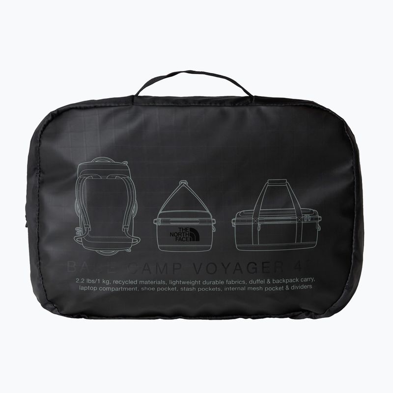 The North Face Base Camp Voyager Duffel 42 l tnf black/asphalt grey cestovná taška 4