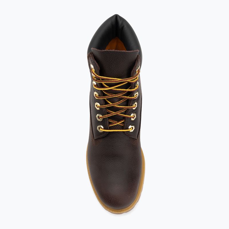 Pánske topánky Timberland Premium 6 Inch Lace Up Waterproof dark brown/full grain/black 5