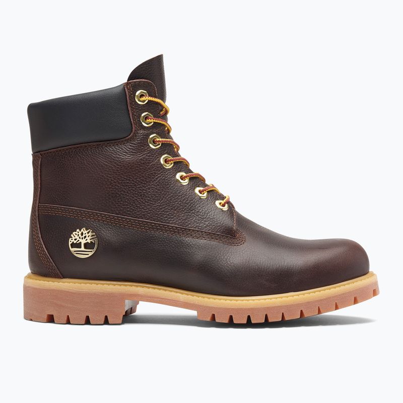 Pánske topánky Timberland Premium 6 Inch Lace Up Waterproof dark brown/full grain/black 8