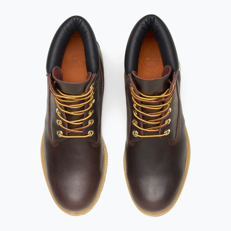 Pánske topánky Timberland Premium 6 Inch Lace Up Waterproof dark brown/full grain/black 14