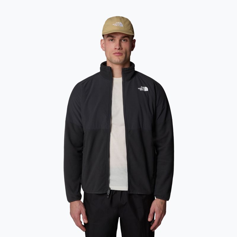 Pánska mikina The North Face Glacier Heavyweight Full Zip asphalt grey/tnf black 4