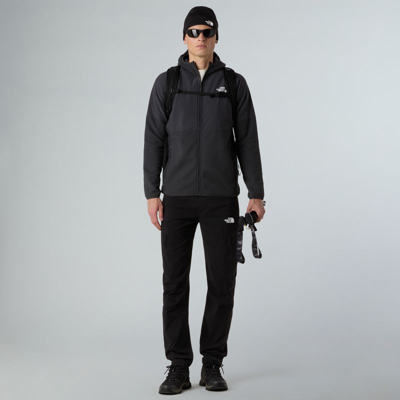 Pánska mikina The North Face Glacier Heavyweight Full Zip HD asphalt grey/black 2