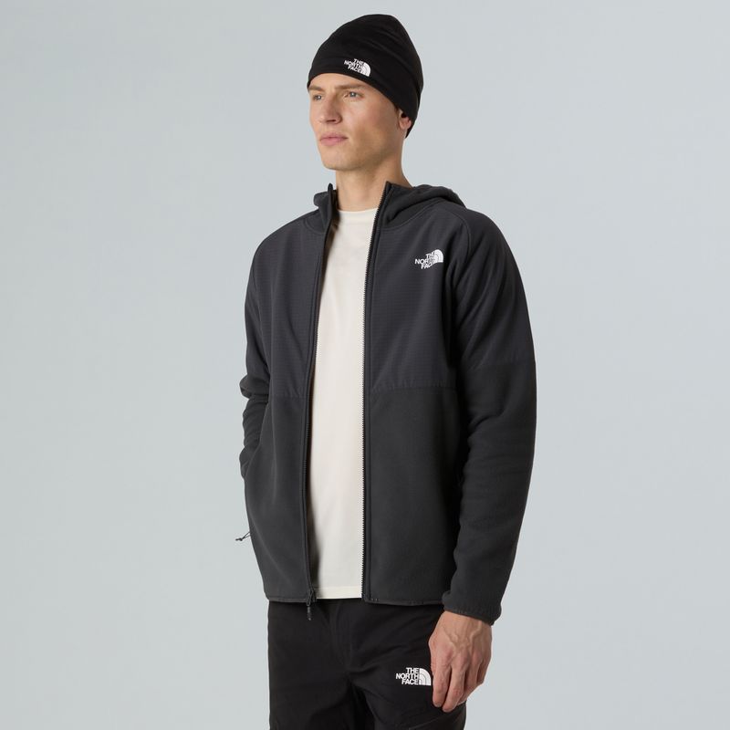 Pánska mikina The North Face Glacier Heavyweight Full Zip HD asphalt grey/black 4