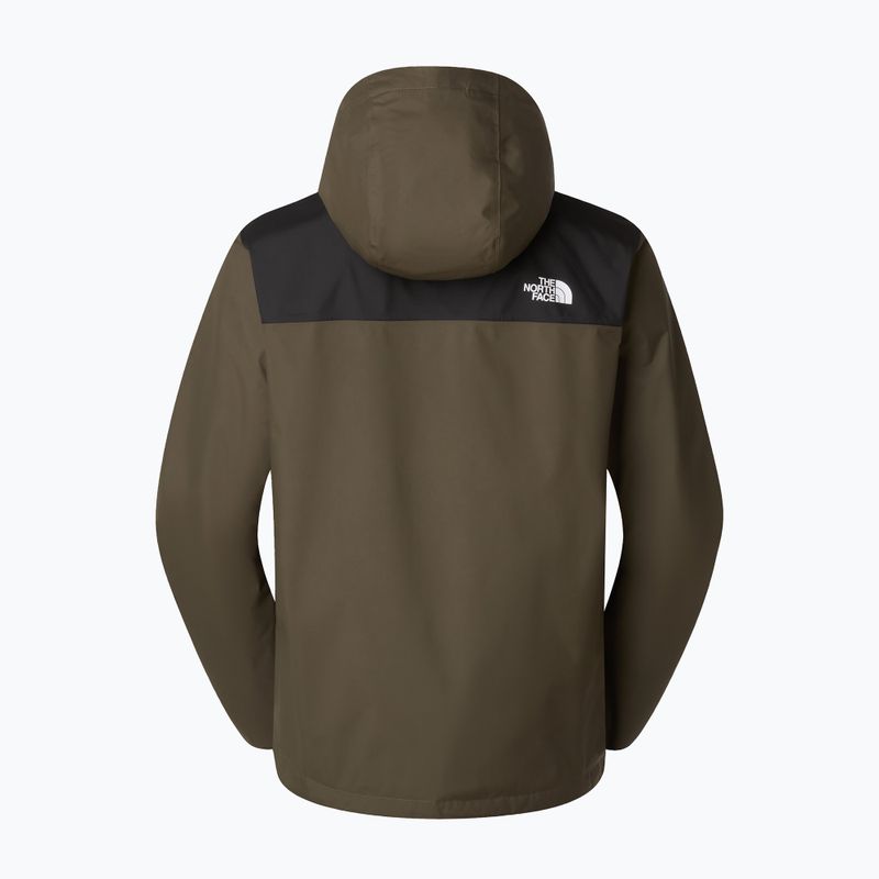 Pánska bunda do dažďa The North Face Antora new taupe green/ black 6