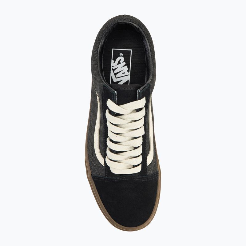 Vans Old Skool ťažké plátno čierne topánky 5