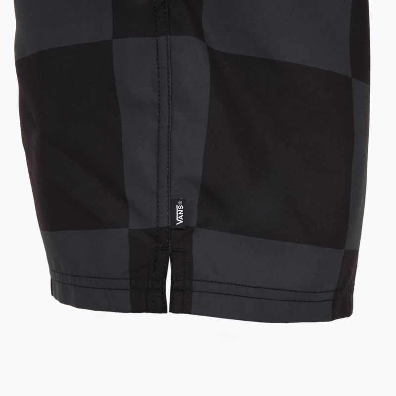 Pánske šortky Vans Primary Checkerboard Elastic Boardshort black/asphalt 3