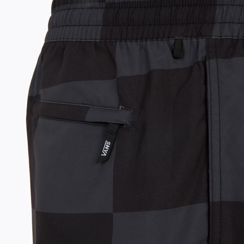Pánske šortky Vans Primary Checkerboard Elastic Boardshort black/asphalt 5