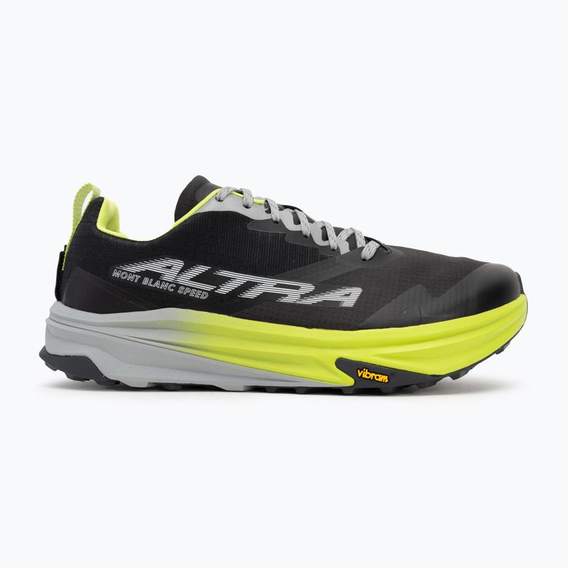 Pánske bežecké topánky Altra Mont Blanc Speed black/lime 2
