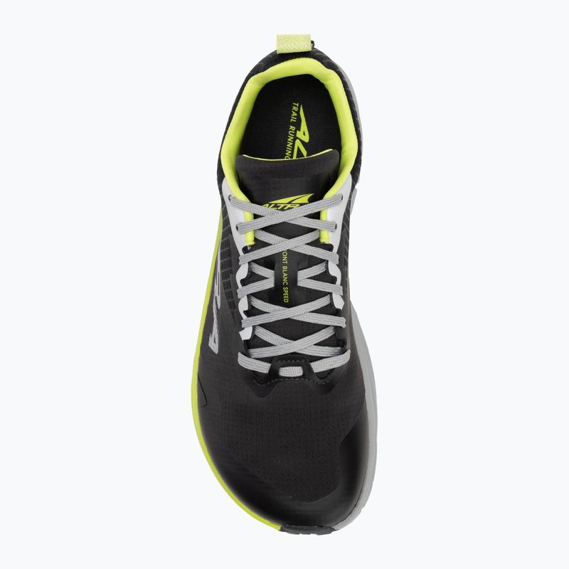 Pánske bežecké topánky Altra Mont Blanc Speed black/lime 5