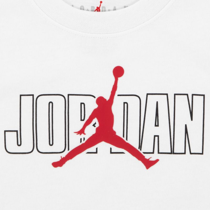 Detský komplet Nike Jordan Stacked Mixed gym red 3