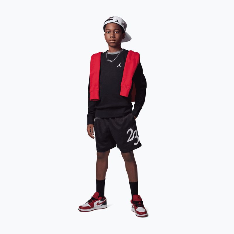 Detská mikina Jordan JDB Brooklyn Fleece Essential Crew black 2