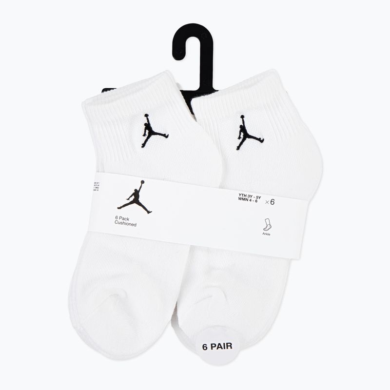 Ponožky Nike Jordan Everyday Essentials 6 pack white 3