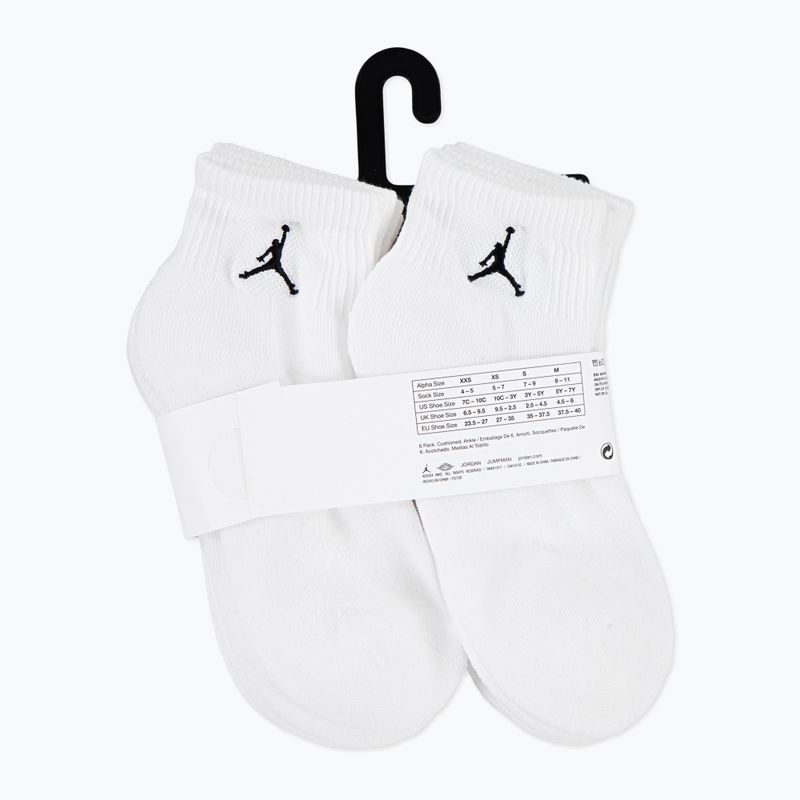 Ponožky Nike Jordan Everyday Essentials 6 pack white 4