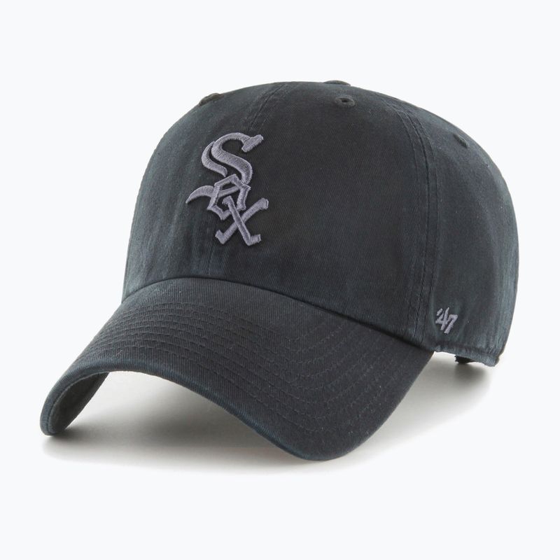47 Značka MLB Chicago White Sox CLEAN UP baseballová čiapka čierna