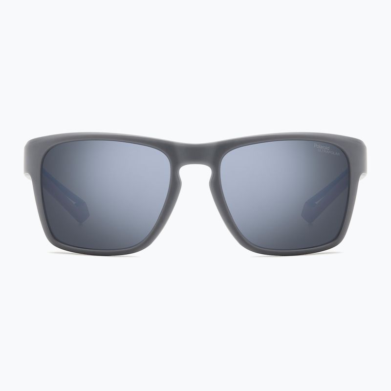 Pánske slnečné okuliare Polaroid PLD 7052/S matte grey/silver mirror polarized high contrast 3