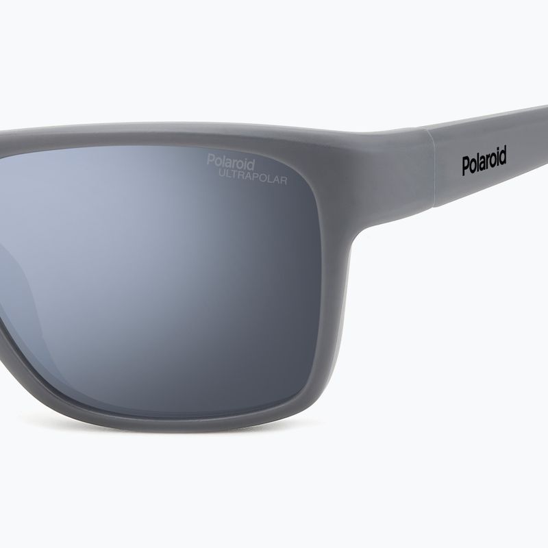 Pánske slnečné okuliare Polaroid PLD 7052/S matte grey/silver mirror polarized high contrast 4