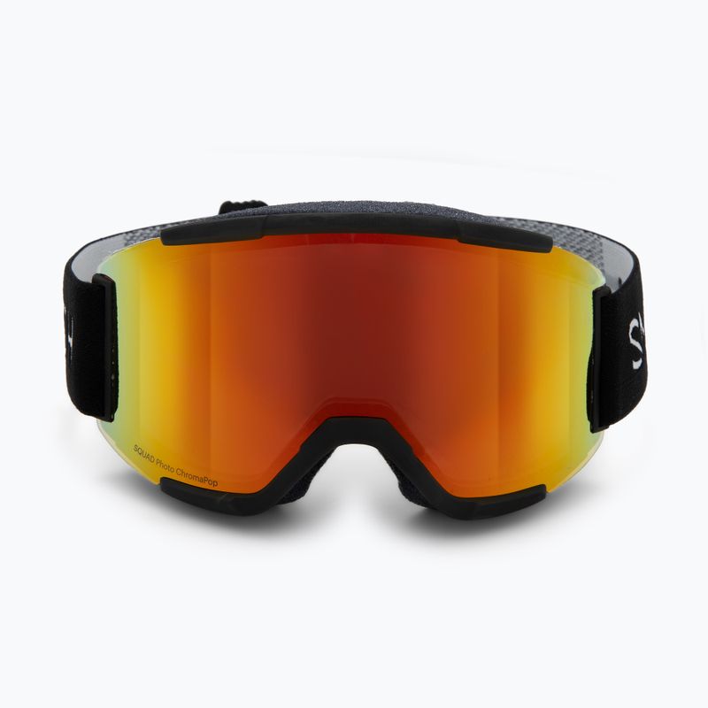 Lyžiarske okuliare  Smith Squad black/chromapop pro photochromic red mirror 2