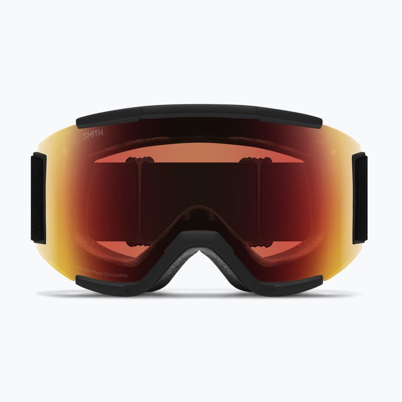 Lyžiarske okuliare  Smith Squad black/chromapop pro photochromic red mirror 8