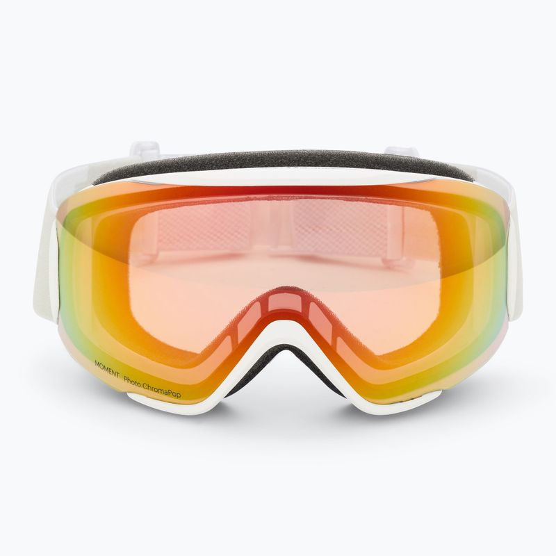 Lyžiarske okuliare Smith Moment white vapor/chromapop pro photochromic red mirror 2