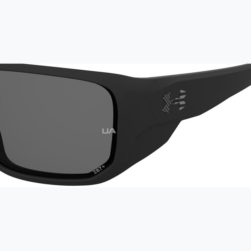Pánske slnečné okuliare Under Armour Attack MD S3 matná čierna/sivá polarizované oleofóbne 6