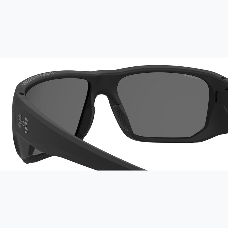 Pánske slnečné okuliare Under Armour Attack MD S3 matná čierna/sivá polarizované oleofóbne 7