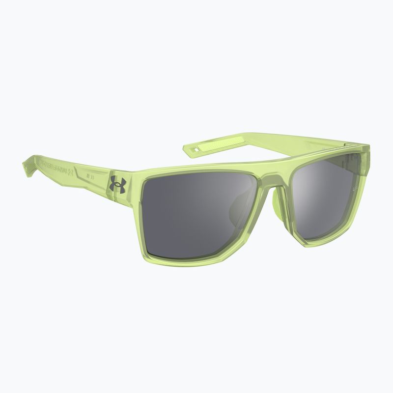 Pánske slnečné okuliare Under Armour Launch 2/G S3 green crystal/silver mirror